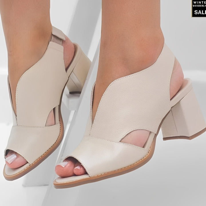 Kendall Harbor Heeled Sandals – Beige
