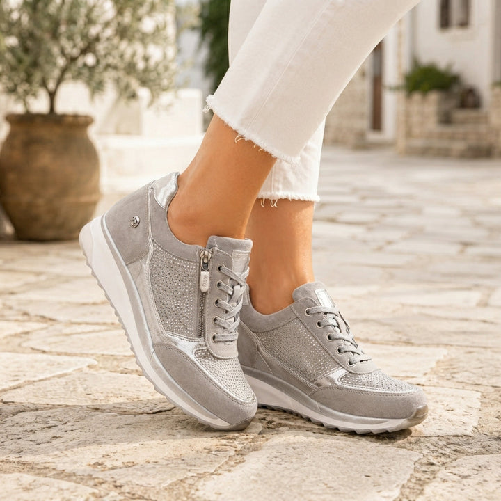 Delaney Cedar Everyday Sneakers – Gray