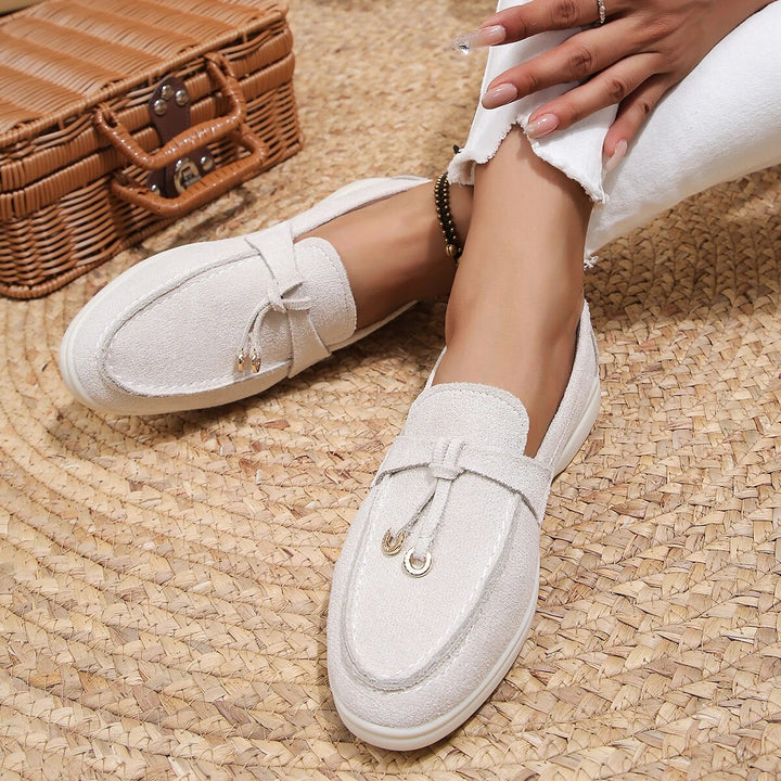 Jocelyn Harbor Loafers – White