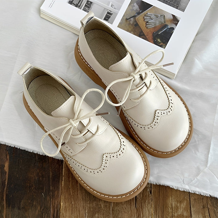 Holly Willow Oxford Shoes – White