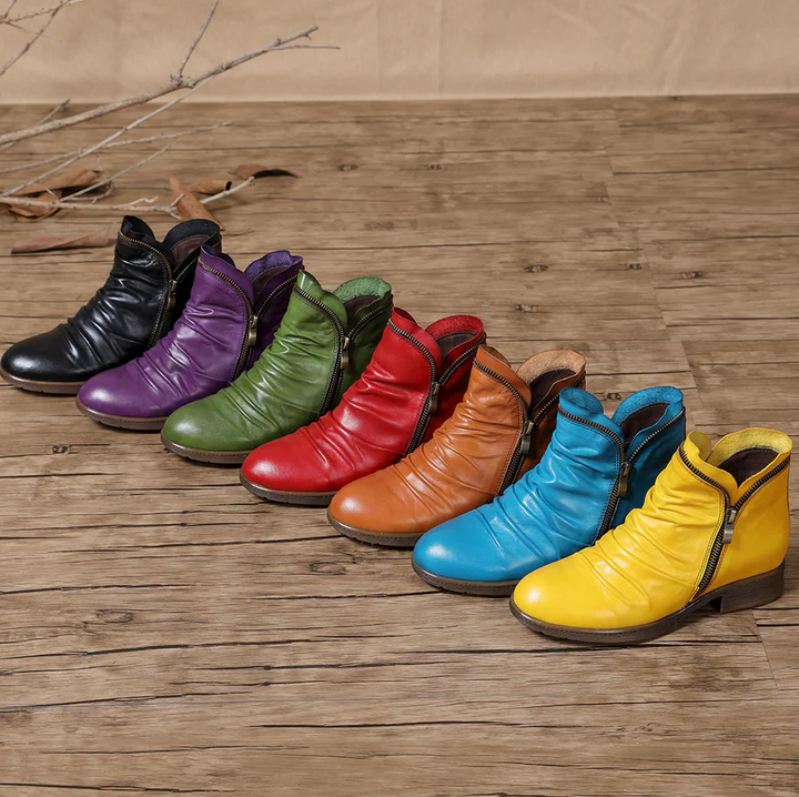 Bronte Rose Ankle Boots by Modioza