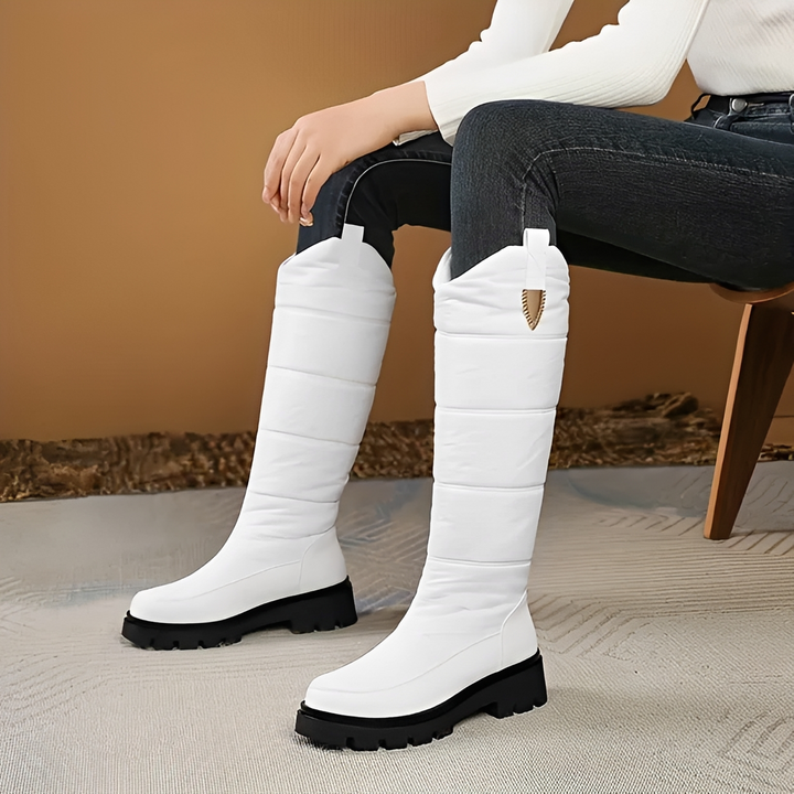 Reese Cedar Winter Boots – White