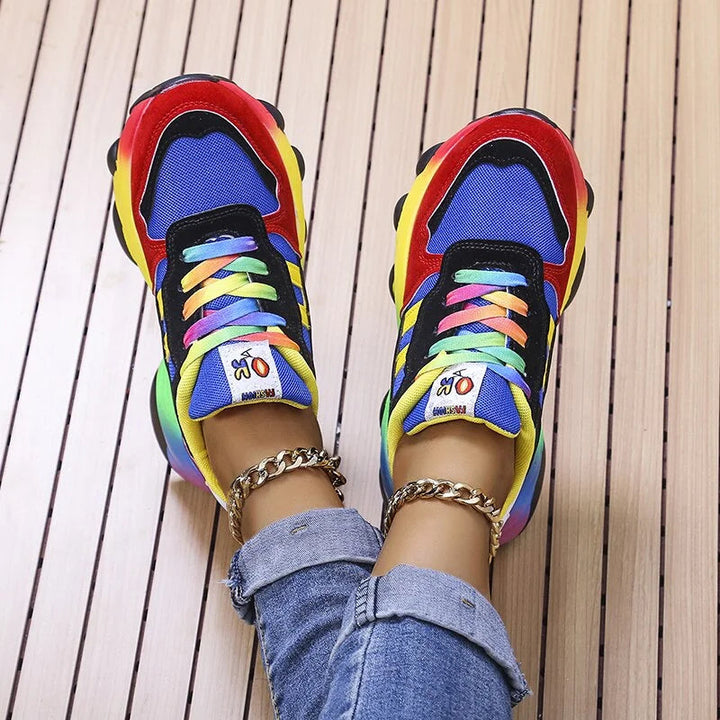 Blair Willow Platform Sneakers – Blue