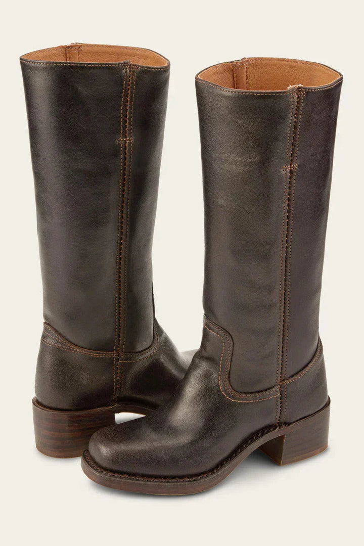 Rowan Juniper Knee-High Boots – Dark Brown