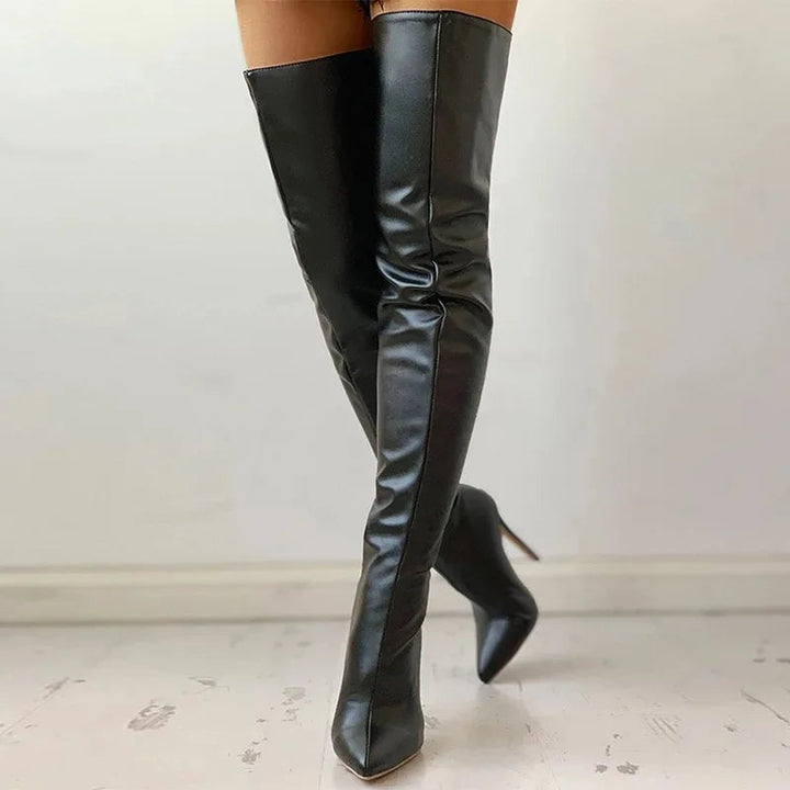 Cassidy Juniper Knee-High Boots – Black
