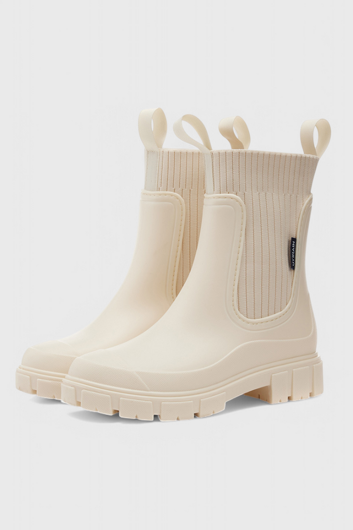 Jocelyn Juniper Chelsea Ankle Boots – Beige