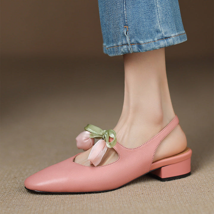 Willa Rose Slingback Pumps by Modioza