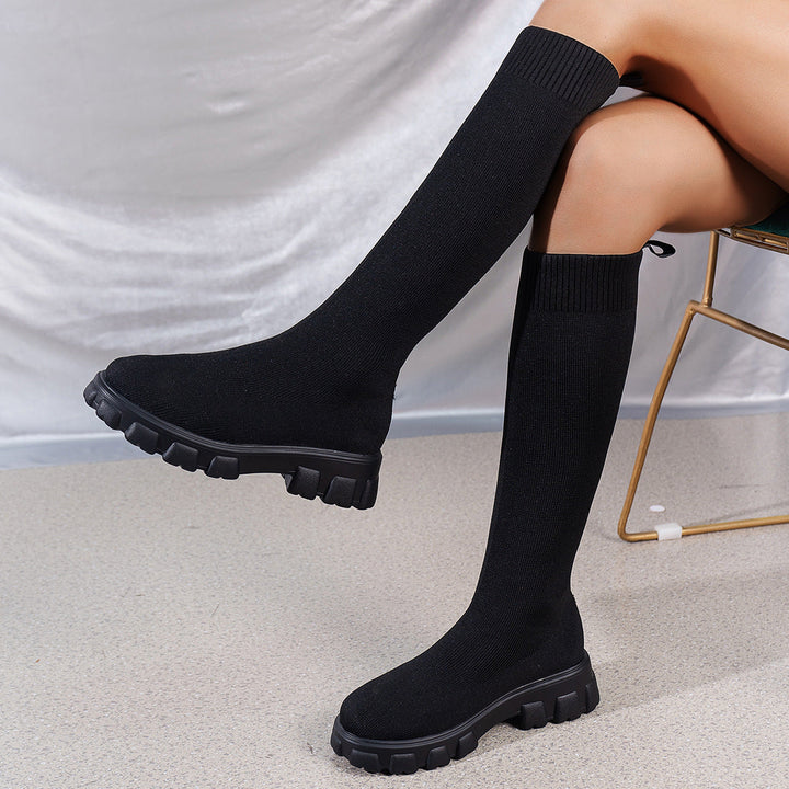 Mila Rose Over-the-Knee Boots by Modioza