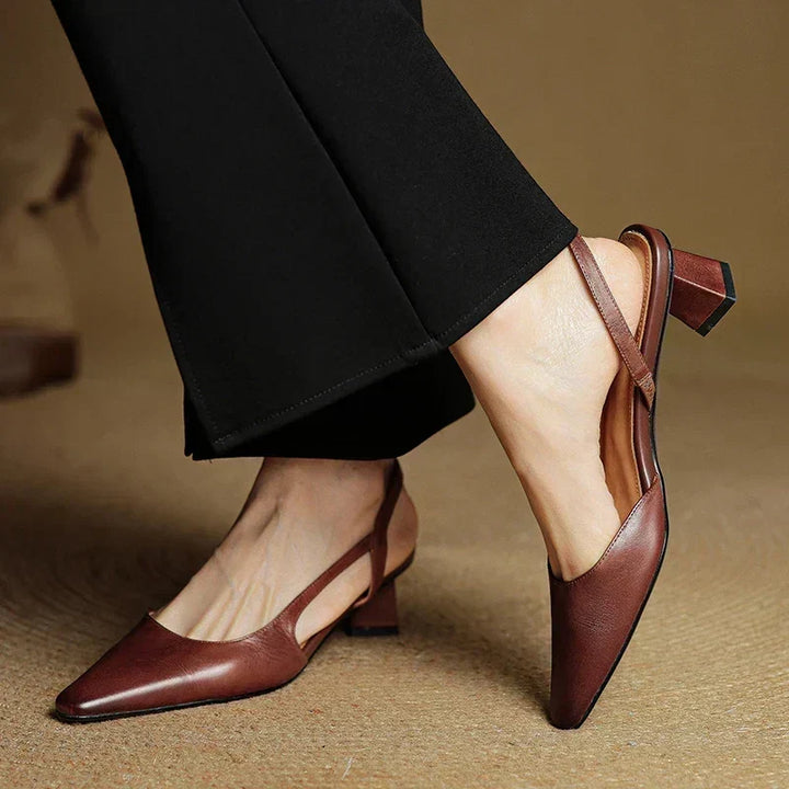 Cora Lane Slingback Pumps by Modioza
