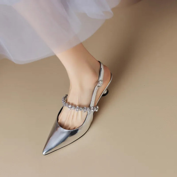 Lottie Cove Kitten-Heel Pumps by Modioza