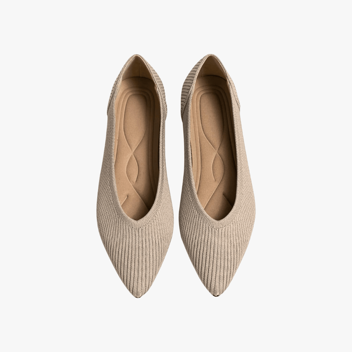 Brenna Harbor Ballet Flats – Beige
