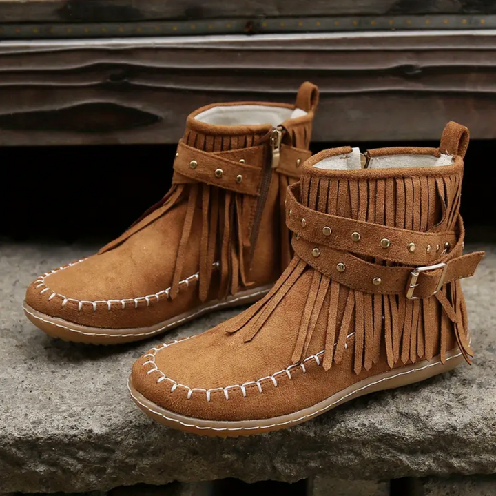 Maeve Cove Ankle Boots by Modioza
