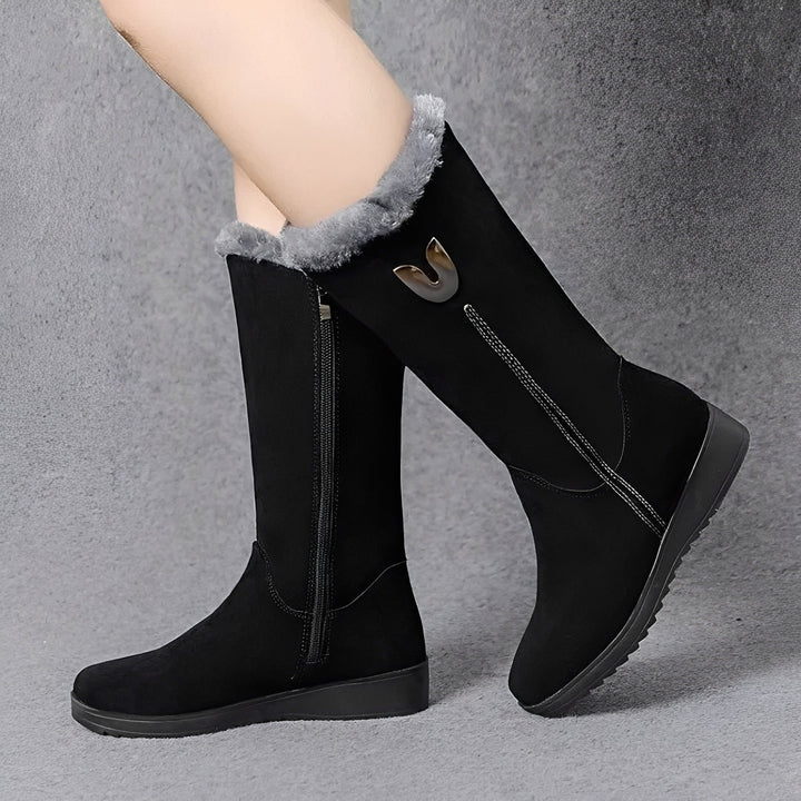 Merritt Juniper Knee-High Boots – Black