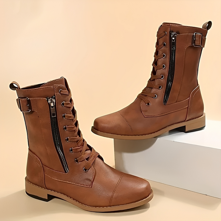 Tatum Harbor Ankle Boots – Brown