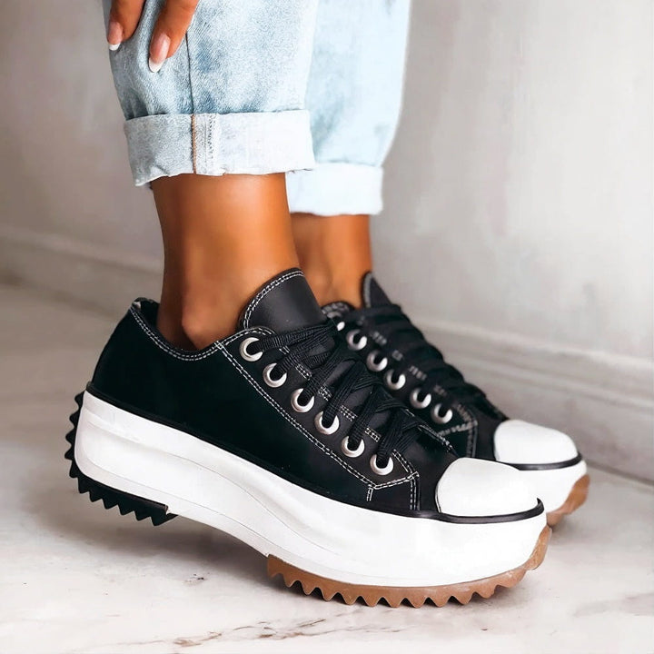 Haven Meadow Platform Sneakers – Black
