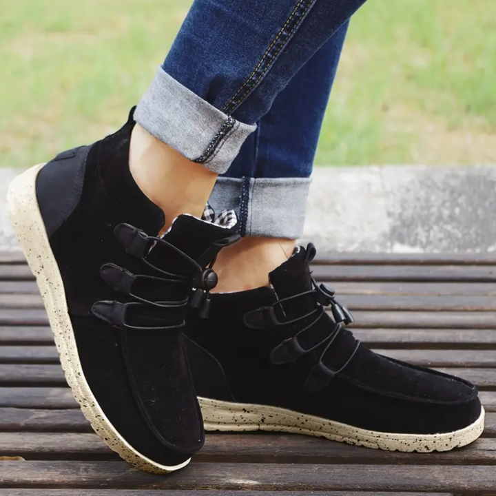 Poppy Rose Lined Ankle Boots by Modioza
