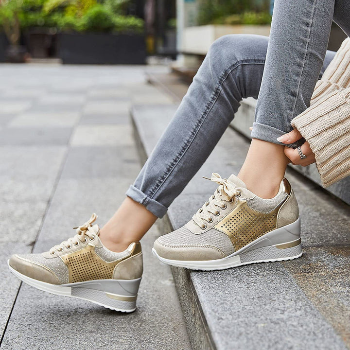 Elodie Harbor Everyday Sneakers – Beige