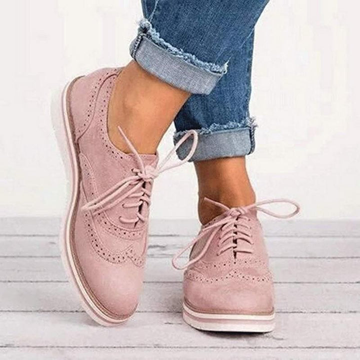 Kennedy Meadow Derby Shoes – Pink