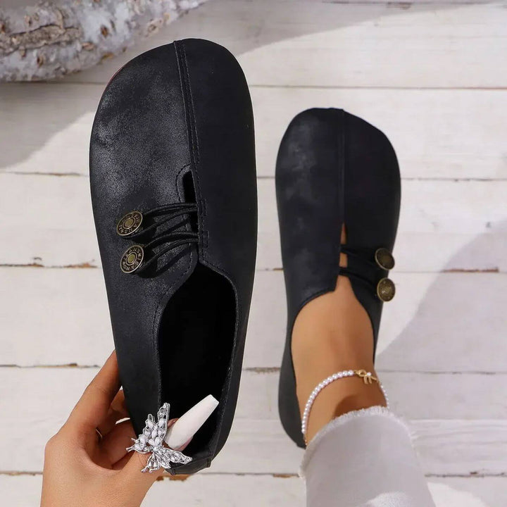 Morgan Meadow Slip-On Flats – Black