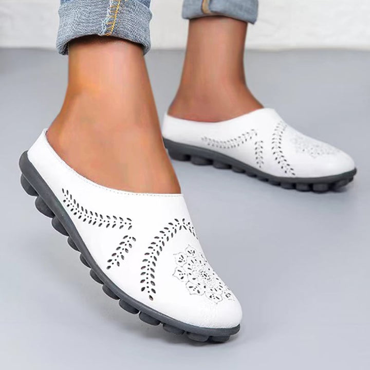 Lyra Vale Cutout Mules by Modioza