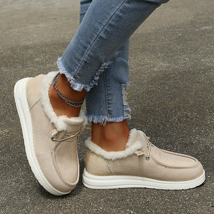 Imogen May Lined Moccasins by Modioza