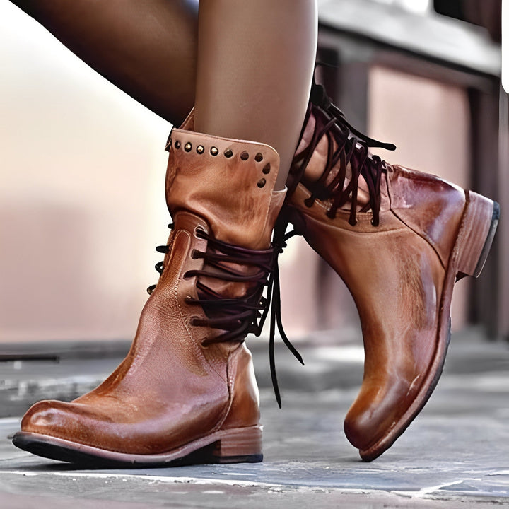 Harlow Cedar Ankle Boots – Brown