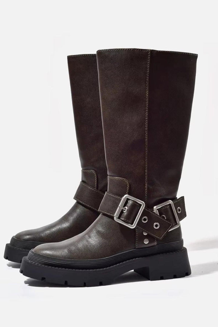 Hayden Aspen Knee-High Boots – Brown