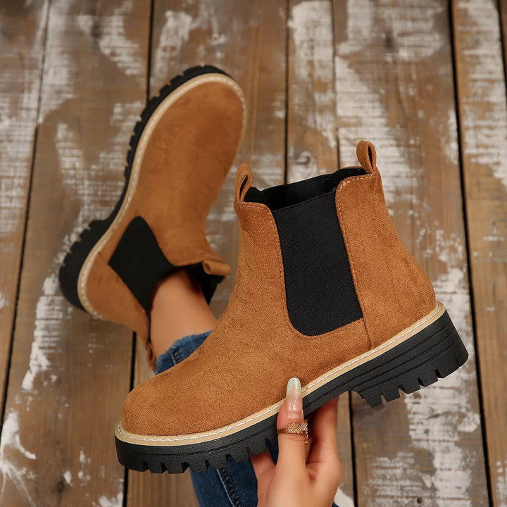 Avery Willow Ankle Boots – Brown