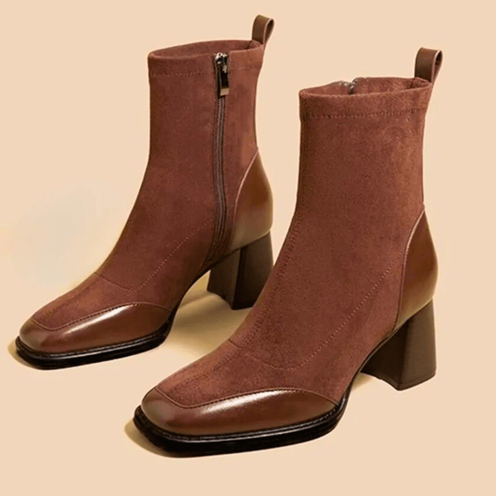 Presley Cedar Ankle Boots – Brown