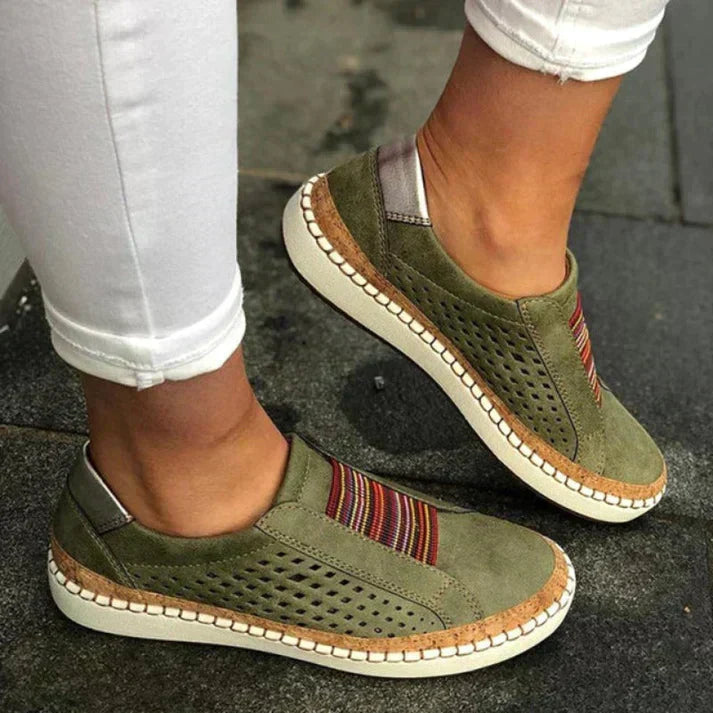 Madeline Meadow Slip-On Sneakers – Green